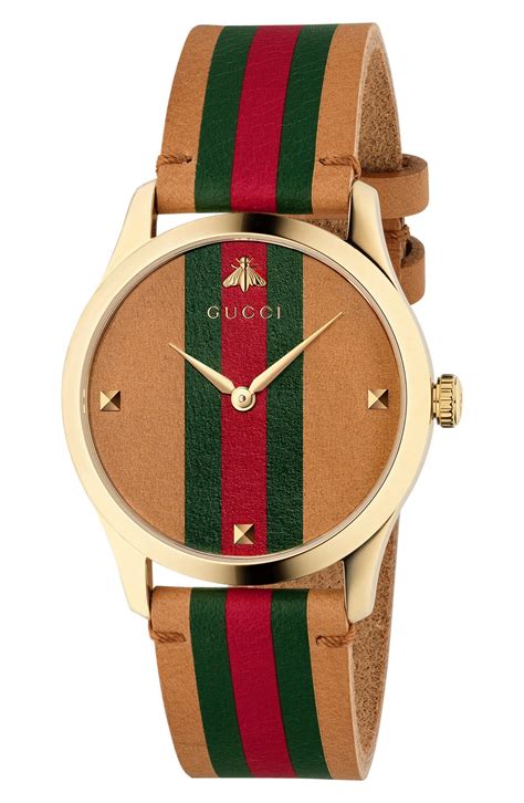 gucci g watch leather strap|genuine Gucci straps.